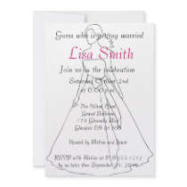 Guess Who Personalized Invitations