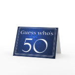 Guess who's 50? cards