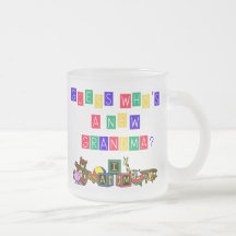 Guess Who's A New Grandma Coffee Mugs