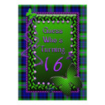 Guess Who's Turning 16  Party Invitation