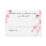 Guest Seating Card Business Card Template