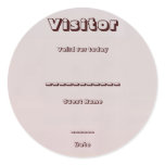 Guest, Visitor: Conference, Exhibition, Promotion stickers