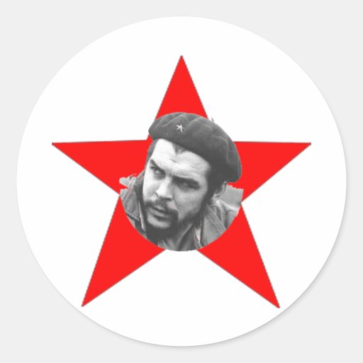 GUEVARA ROUND STICKERS