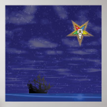 Guiding Light Eastern Star Poster