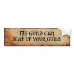 Guild Bumper Sticker bumper stickers