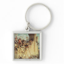 Guillaume de Clermont defending Ptolemais Key Chains