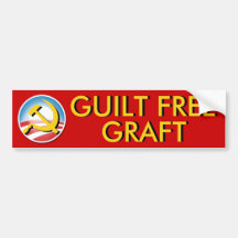 Guilt Free Graft Bumper Stickers