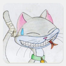 Guilty Cat Stickers