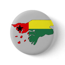 Guinea bissau flag map pins