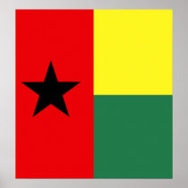 Guinea Bissau High quality Flag Poster