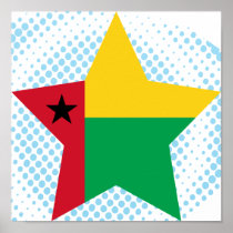 Guinea-Bissau Star Poster