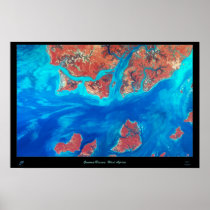 Guinea-Bissau  West Africa satellite poster