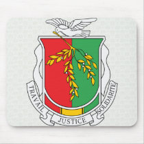 Guinea Coat of Arms detail Mousepad