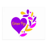 Guinea Pig Heart Post Card
