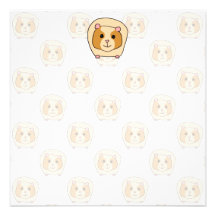Guinea Pig on a pattern of paler Guinea Pigs. Invite