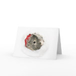 Guinea Pig Santa Card