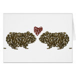 Guinea Pigs in Love Card