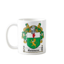 Guinness Family Crest Coffee Mugs