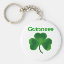 Guinness Shamrock Keychain