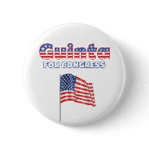 Guinta for Congress Patriotic American Flag Pin