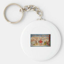 Guiseppe Verdi Aida 1908 Hippodrome Keychains