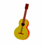 Guitar Abstract Plain Graphic photo sculptures