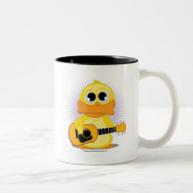 Guitar (Acoustic) Duck Coffee Mug