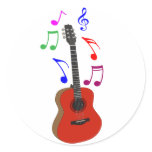 guitar and music stickers