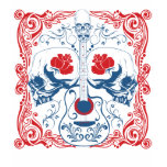 Guitar and Skulls t-shirts