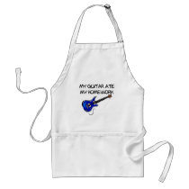 Guitar Ate My Homework Apron