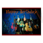 Guitar Birthday Card
