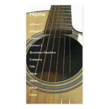 Guitar Business Card