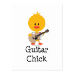 Guitar Chick Postcard