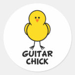 Guitar Chick Sticker