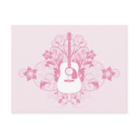 Guitar Design Post Card