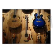 guitar display card