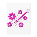 Guitar Flower Post Cards