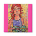 guitar girl magnets