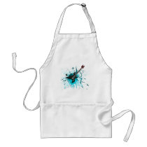 Guitar Graffiti - Emo Rock Music Band Alternative Apron