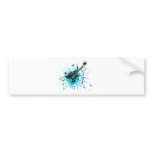 Guitar Graffiti - Emo Rock Music Band Alternative bumper stickers