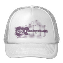 Guitar Graphic Pur Hat