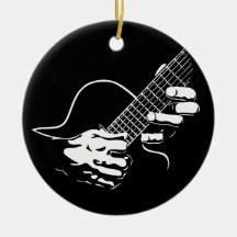 Guitar Hands II Christmas Tree Ornaments