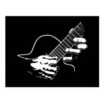Guitar Hands II Postcards