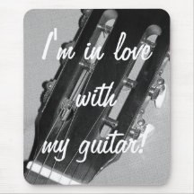 Guitar Head Guitar Love Mousepad