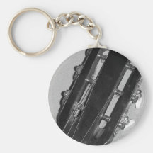 Guitar Head Keychain