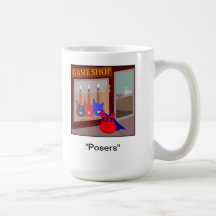 Guitar Hero Posers Coffee Mugs