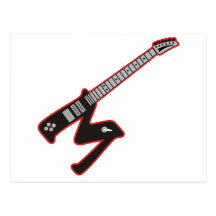 Guitar M Post Card