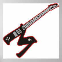 Guitar M Print