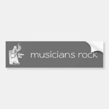 Guitar Man Bumper Stickers