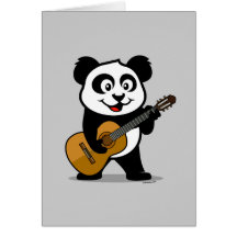 Guitar Panda Cards